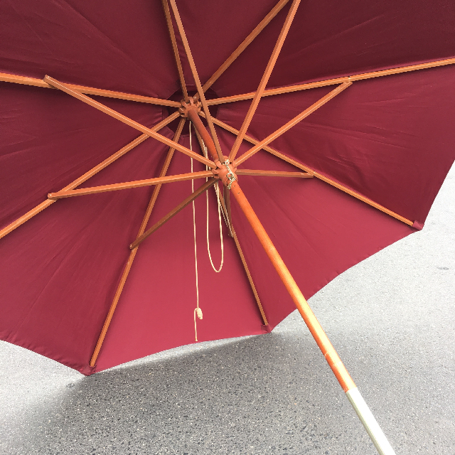 UMBRELLA, Market - Red 2.7m Diameter